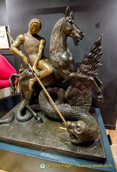 Dalí Sculpture - Saint George and the Dragon